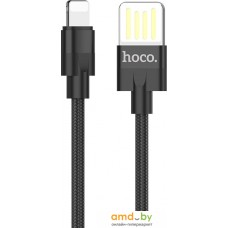 Кабель Hoco U55 Outstanding USB Type-A - Lightning (1.2 м, черный)