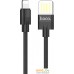 Кабель Hoco U55 Outstanding USB Type-A - Lightning (1.2 м, черный). Фото №1