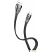 Кабель Hoco U57 Twisting USB Type-A - Type-C (1.2 м, черный). Фото №2