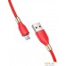 Кабель Hoco U92 Micro USB (красный). Фото №1