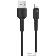 Кабель Hoco X30 Star USB to Lightning 1.2 м (черный)