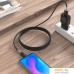 Кабель Hoco X48 Soft Silicone USB to Micro-USB 1 м (черный). Фото №3