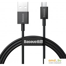 Кабель Baseus CAMYS-01 USB Type-A - microUSB (1 м, черный)