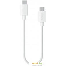 Кабель Deppa USB Type-C - USB Type-C 72303 (1.2 м, белый)