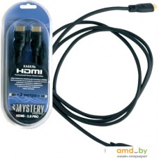 Кабель Mystery HDMI - HDMI HDMI1.0pro (1 м, черный)