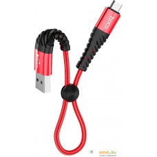 Кабель Hoco X38 microUSB (красный)