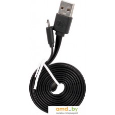 Кабель Alca USB Type-A - microUSB 510610 (1 м, черный)