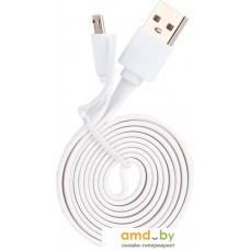 Кабель Alca USB Type-A - microUSB 510620 (1 м, белый)