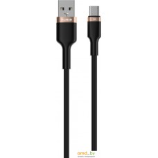 Кабель Olmio USB Type-A - USB Type-C 041657 (1.2 м, черный)