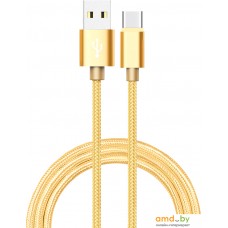 Кабель Atom USB Type-C 3.1 - USB А 3.0 (1.8 м, золотой)