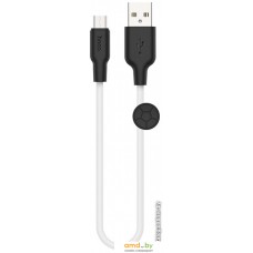 Кабель Hoco X21 Plus USB - Micro-USB (0.25 м, белый)