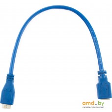 Кабель Cablexpert CCP-mUSB3-AMBM-1 USB Type A - microUSB Type B (0.3 м, синий)