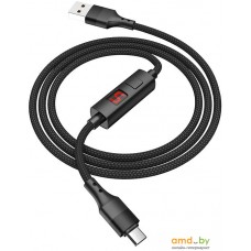 Кабель Hoco S13 microUSB (черный)