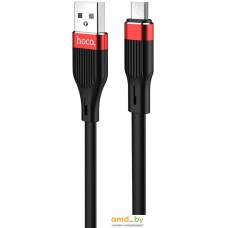 Кабель Hoco U72 Forest microUSB (черный)