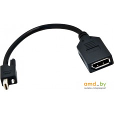 Адаптер Matrox DisplayPort - mini DisplayPort CAB-MDP-DPF (0.2 м, черный)