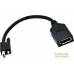 Адаптер Matrox DisplayPort - mini DisplayPort CAB-MDP-DPF (0.2 м, черный). Фото №1