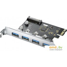 Плата расширения Ugreen CM468 30716 4 x USB Type-A - PCI Express 2.0x1