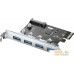 Плата расширения Ugreen CM468 30716 4 x USB Type-A - PCI Express 2.0x1. Фото №1