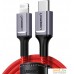 Кабель Ugreen US298 20309 USB Type-C - Lightning (1 м, красный). Фото №1