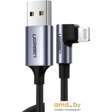 Кабель Ugreen US299 USB Type-A - Lightning (1 м, черный)