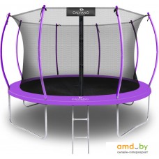 Батут Calviano Inside Master Purple 374 см - 12ft (внутренняя сетка, с лестницей)