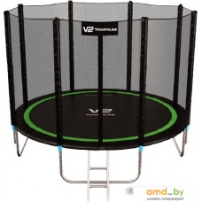 Батут V2 Trampoline Greenline 10FT 312 см (с внешней сеткой и лестницей)