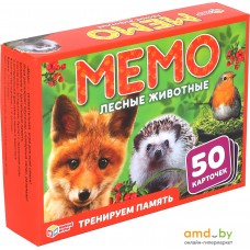 Настольная игра Умные игры Мемо. Лесные животные