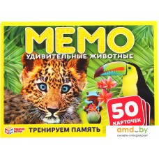 Настольная игра Умные игры Мемо. Удивительные животные