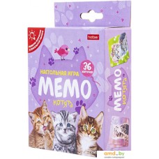 Настольная игра Hatber Мемо. Котята 36ИнМ_26163