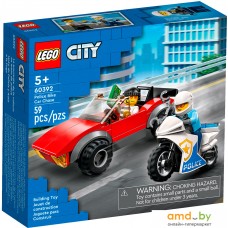 Конструктор LEGO City 60392 Полицейская погоня на байке