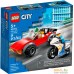 Конструктор LEGO City 60392 Полицейская погоня на байке. Фото №1