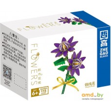 Конструктор Zhe Gao Flowers QL2356A Цветок Клематис Флорида