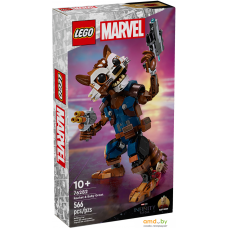 Конструктор LEGO Super Heroes Marvel 76282 Ракета и малыш Грут