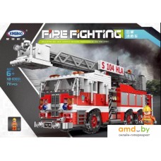 Конструктор XingBao Fire Fighting XB-03031 Пожарная машина с лестницей