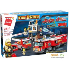 Конструктор Qman Fire Rescue 2810 Пожарный участок