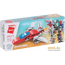 Конструктор Qman Creative Master Super Alloy Ares 1412-4 Wildfire Bomber