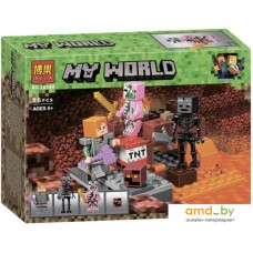 Конструктор Bela My World 10808 Бой в Нижнем мире