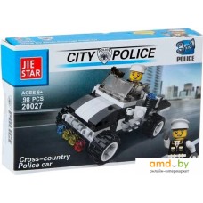 Конструктор JIE-STAR City Police 20027 Cross-Country Police Car