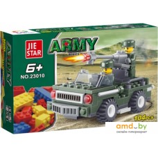 Конструктор JIE-STAR Army 23010 Военный джип