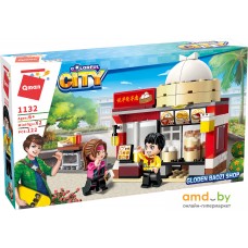 Конструктор Qman Colorful City 1132 Пирожковая Юецзао