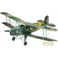 Сборная модель Revell 03886 Немецкий учебный самолет Bucker Bu131 Jungmann