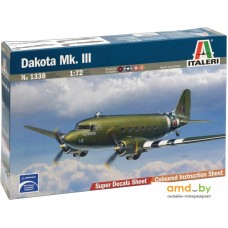 Сборная модель Italeri 1338 Военно-транспортный самолет Dakota Mk.III