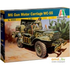 Сборная модель Italeri 6555 Самоходная артиллерийская устновка M6 WC-55