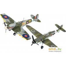 Сборная модель Revell 03710 Combat Set Messerschmitt Bf109G-10 & Spitfire Mk.V