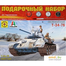 Сборная модель Моделист Советский танк Т-34-76 1/72 ПН307201