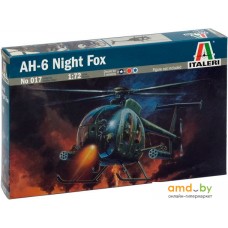 Сборная модель Italeri 017 Легкий многоцелевой вертолет AH-6 Night Fox