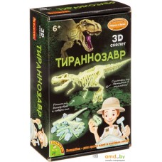 Набор для опытов Bondibon Науки с Буки Тираннозавр светящийся в темноте ВВ4206