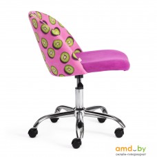 Кресло TetChair Melody Botanica 06 kiwi/138 (ткань/флок, фиолетовый)