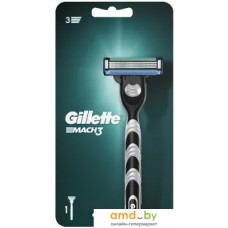 Бритвенный станок Gillette Mach3 1 сменная кассета 3014260251147