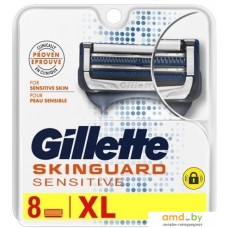 Сменные кассеты для бритья Gillette Skinguard Sensitive (8 шт) 7702018488384